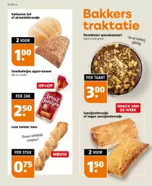 Poiesz folder week 44 Pagina 12: Italiaanse bol of piramidebroodje €1,00, Roomboter speculaastaart €3,00