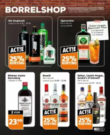 Poiesz folder week 44 Pagina 29: Bacardi €14,99, Jägermeister €14,24