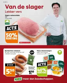 Poiesz folder week 44 Pagina 8: Vivera vleesvervangers €1,79, Noordertrots rookworst €5,50