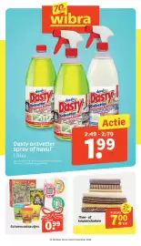 Wibra folder Pagina 1: Schoencadeautjes €0,99, Thee- of keukendoeken €7,00