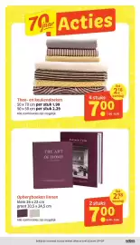 Wibra folder Pagina 2: Opbergboeken linnen €7,00, Thee- en keukendoeken €7,00