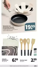 Wibra folder Pagina 4: Pannenset €19,99, Bamboo lepel €2,99
