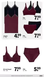 Wibra folder Pagina 8: Slip €7,99, Top €7,99