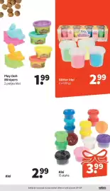 Wibra folder Pagina 3: Glitter klei €2,99, Play Doh Minipers €1,99