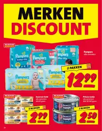 Nettorama folder week 44 Pagina 26: Princes tonijn €2,50, Pampers €12,99