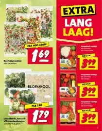 Nettorama folder week 44 Pagina 5: Roerbakgroenten €1,69, Groentemix, broccoli- of bloemkoolroosjes €1,79