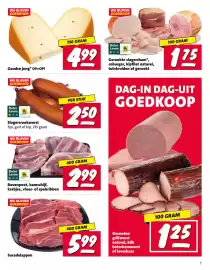 Nettorama folder week 44 Pagina 7: Gerookte slagersham €1,75, Goudse jong* €4,99