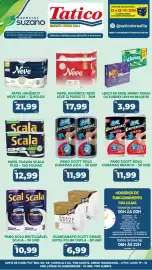 Tabloide Tatico Página 12: Papel higiênico neve €17,99, Pano scott rolo duramax azul €11,99