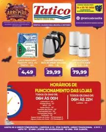 Tabloide Tatico Página 9: Chaleira elétrica inox be smart bsch200 €29,99, Umidificador de ar multilaser easy air €79,99