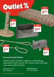 Fressnapf Prospekt woche 43 Seite 2: Sparschwein €1,00