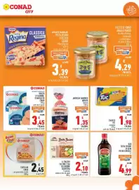 Volantino Conad City Pagina 9: CONAD CITY cameo Regina COTTA IN FORNO A LEGNA PIZZE CLASSICA MARGHERITA REPARTO SURGELATI