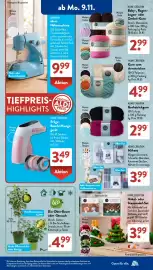 Aldi Süd Prospekt woche 46 Seite 4: Bio-Obst-Baum oder -Strauch €4,99, HOME Grobstrickgarn €2,99