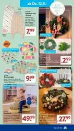 Aldi Süd Prospekt woche 46 Seite 8: TOYLINO Rutschauto €49,99, GARDENLINE Premium-Adventskranz oder -gesteck €27,99