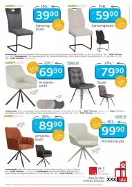XXXLutz Prospekt Seite 17: CARRYHOME Schwingstuhl €39,90, HOM'IN Stuhl €79,90
