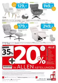 XXXLutz Prospekt Seite 22: CARRYHOME Relaxsessel-Set €179,00, CARRYHOME Relaxsessel €249,00