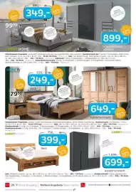 XXXLutz Prospekt Seite 4: CARRYHOME Bett €349,00, Bett €249,00