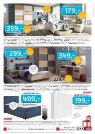 XXXLutz Prospekt Seite 5: HOM'IN Schwebetürenschrank €359,00, BOXXX Schwebetürenschrank €199,00