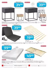 XXXLutz Prospekt Seite 6: BOXXX Nachtschrank €34,90, BOXXX Klappmatratze €39,90