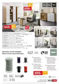 XXXLutz Prospekt Seite 5: Voleo aktenschrank €549,00, Voleo eckschreibtisch €699,00