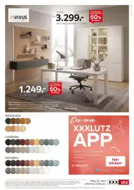 XXXLutz Prospekt Seite 9: Invivus schreibtisch €1.249,00, Invivus aktenschrank 4-türig €3.299,00