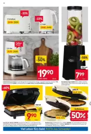 Rusta Prospekt woche 43 Seite 14: Waffeleisen Waffeleisen für 1 Waffel WMS25 mit Antihaftbeschichtung €14,90
