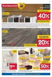 Rusta Prospekt woche 43 Seite 19: Notizgitter €9,99, Laminatboden Visby Wide Oak €17,90