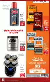 Kaufland Prospekt Seite 11: Alpecin Coffein-Shampoo €6,19, CARRERA Glatzenrasierer €24,99