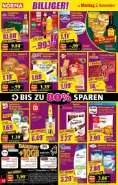 Norma Prospekt woche 45 Seite 12: FROSTA BAMI GORENG €2,99, Kinder bueno €2,22