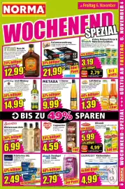 Norma Prospekt woche 45 Seite 17: DAUNASOFT Küchentücher €4,99, Meßmer Kräutertee XXL €2,49