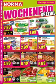 Norma Prospekt woche 45 Seite 18: KAPITAN NAVI Tempelburger Matjesfilethappen Classic €4,79, Sahne Rolle €2,99