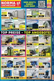 Norma Prospekt woche 45 Seite 19: Scheppach Akku-Maschinen-Set €99,00, Scheppach Kompressor HC53DC €199,00