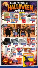 CENTERSHOP Prospekt woche 44 Seite 3: TOPPENT Halloween Girlande €0,99, Spinnennetz €1,99