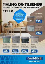 Davidsen tilbudsavis Side 2: CELLO VÆG 25 €395,00, CELLO TRÆ&METAL 50 €295,00
