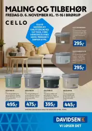 Davidsen tilbudsavis Side 2: CELLO VÆG 25 €395,00, CELLO TRÆ&METAL 50 €295,00