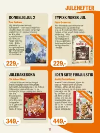 Ark Bokhandel kundeavis Side 11: Typisk norsk jul €229,00, I den søte førjulstid €449,00