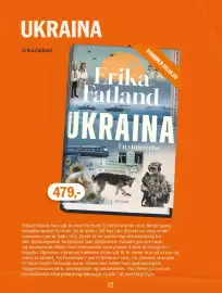 Ark Bokhandel kundeavis Side 12: Erika Fatland Ukraina €479,00