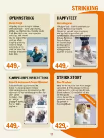 Ark Bokhandel kundeavis Side 17: HappyFeet €449,00, Strikk Stort €429,00