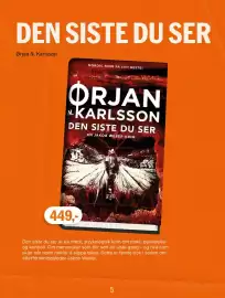 Ark Bokhandel kundeavis Side 5: Ørjan N. Karlsson Den siste du ser €449,00