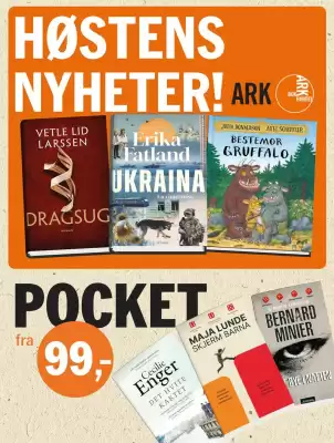 Ark Bokhandel (gyldig til 31-10)
