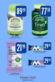 Rema 1000 kundeavis uke 44 Side 21: Maxim Soft Protein Salty Caramell €29,90, Biopharma Tran €77,50