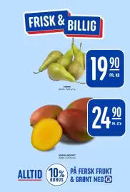 Rema 1000 kundeavis uke 44 Side 5: Pærer Bama €19,90, Mango modnet €24,90