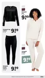 Wibra folder week 43 Pagina 9: Huispak broek velour €9,99, Huispak top velour €9,99