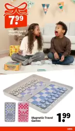 Wibra folder | Sint Pagina 19: Magnetic Travel Games €1,99, Mouthguard Challenge €7,99
