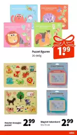 Wibra folder | Sint Pagina 27: Puzzel figuren €1,99, Magnet tekenbord €2,99