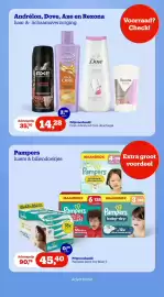 Bol.com folder week 44 Pagina 2: Dove Advanced Care douchegeel €14,28, Pampers luiers & billendoekjes €45,40