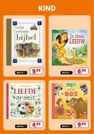 Boekenvoordeel folder Pagina 3: Zoek het geluid In het bos €9,99, Mijn eerste bijbel €9,99