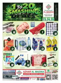 Al Madina catalogue Page 1: King fish €10,00, Chicken breast €7,00