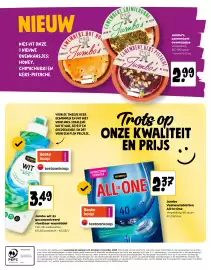 Jumbo folder week 44 Pagina 18: Camembert ovenkaasjes €2,99, Jumbo wit vloeibaar wasmiddel €3,49