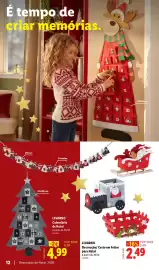 Folheto Lidl Página 12: A+ - decoracao/ cesto em feltro para natal €2,49, A+ - calendario de natal €4,99