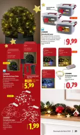 Folheto Lidl Página 21: A+ - corrente de luzes €0,79